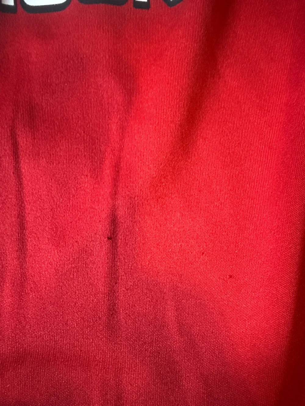 Under Armour Red and Black Long Sleeve Logo Shirt - Picture 3 of 4